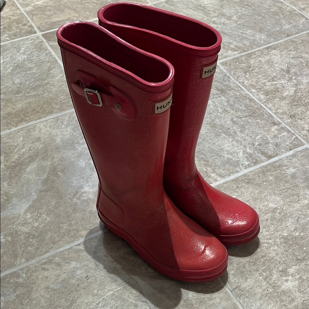 Hunter Red Rain Boots